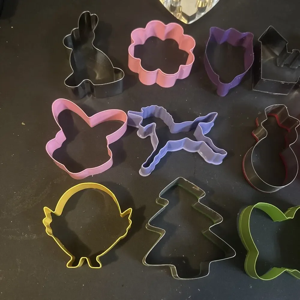Cookie Cutters Lot 14 Holiday Cookie Cutters